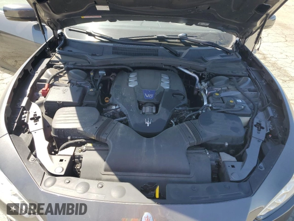 2016 Maserati Ghibli S with VIN ZAM57RSA3G1169053, listed as a Copart auction lot 58970355 with 73,843 mi miles and Salvage title. Bid and sale history available at DreamBid. Image 11.