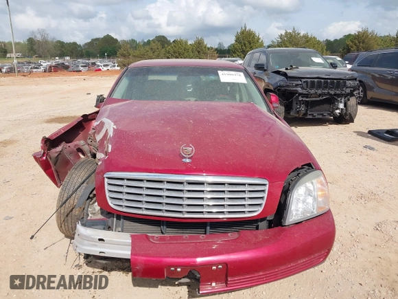 2002 Cadillac DeVille with VIN 1G6KD54Y42U137323, listed as a IAAI auction lot 41908978 with 162,926 mi miles. Bid and sale history available at carsss.com. Image 11.