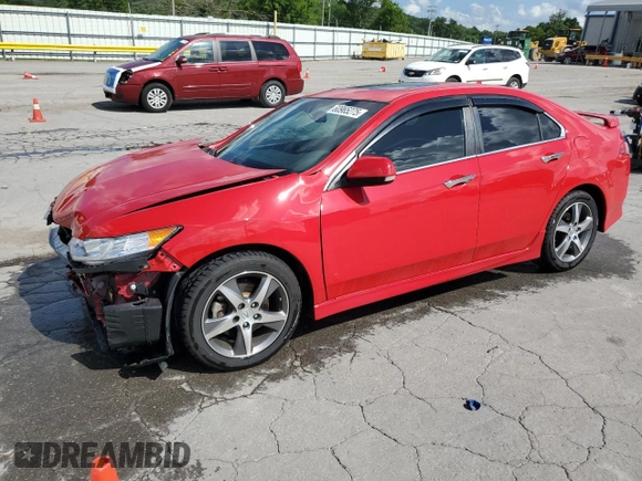 2012 Acura TSX Special Edition with VIN JH4CU2F86CC016201, listed as a Copart auction lot 60965275 with 222,142 mi miles and Salvage title. Bid and sale history available at DreamBid. Image 1.