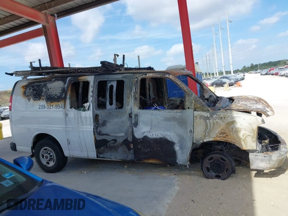 2018 GMC Savana Cargo with VIN 1GTW7AFP2J1312610, listed as a IAAI auction lot 42076819 with Not Provided miles and . Bid and sale history available at DreamBid. Image 12.