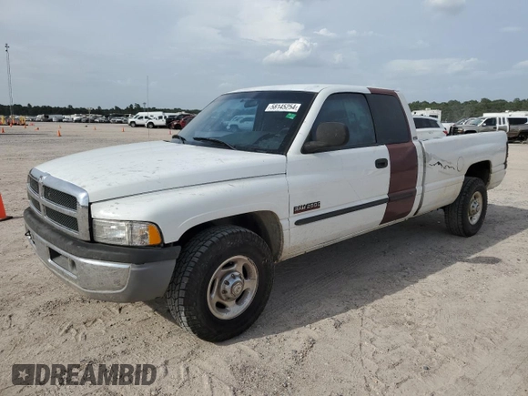 2002 Dodge Ram 2500 with VIN 3B7KC23622M263893, listed as a Copart auction lot 58145254 with 317,117 mi miles and Non Repairable. Bid and sale history available at carsss.com. Image 1.