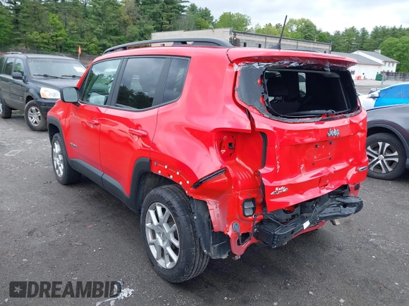 2022 Jeep Renegade Latitude with VIN ZACNJDB19NPN81559, listed as a IAAI auction lot 42329989 with 36,713 mi miles and . Bid and sale history available at DreamBid. Image 3.