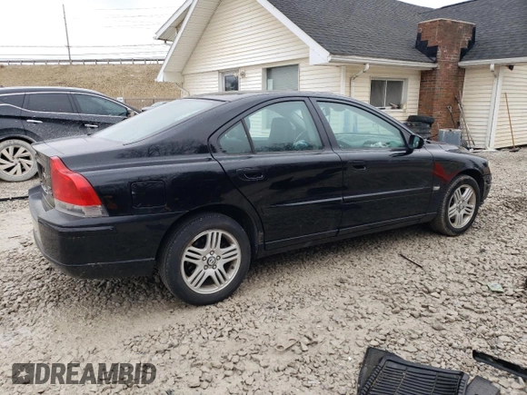 2005 Volvo S60 with VIN YV1RH592452479790, listed as a Copart auction lot 48453315 with 198,242 mi miles and Salvage Title. Bid and sale history available at carsss.com. Image 3.