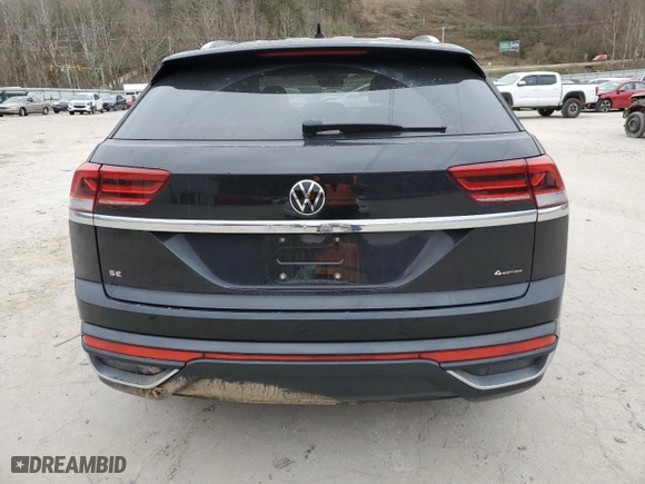 2023 Volkswagen Atlas Cross Sport 2.0T SE with VIN 1V2LC2CA4PC227994, listed as a Copart auction lot 82517774 with 22,375 mi miles and Salvage Title. Bid and sale history available at carsss.com. Image 6.