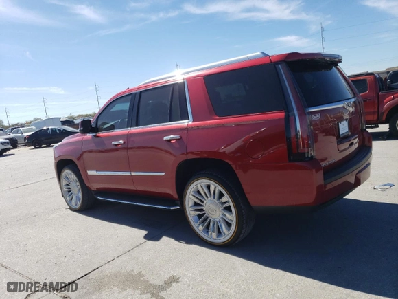 2015 Cadillac Escalade Luxury with VIN 1GYS3MKJ7FR597837, listed as a Copart auction lot 49821745 with 144,129 mi miles and Clean Title. Bid and sale history available at carsss.com. Image 2.