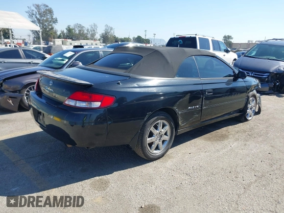 2001 Toyota Solara SE with VIN 2T1FF28PX1C504066, listed as a IAAI auction lot 41679537 with 228,946 mi miles and . Bid and sale history available at carsss.com. Image 4.