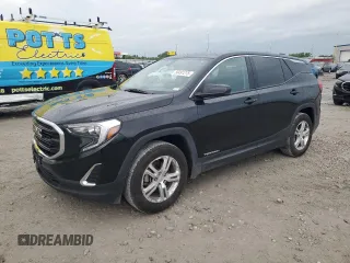 2019 GMC Terrain SLE with VIN 3GKALMEV5KL121088, listed as a Copart auction lot 58491275 with 110,304 mi miles and Clean title. Bid and sale history available at DreamBid. Image 1.