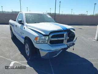 2022 Ram 1500 Tradesman z VIN 3C6JR6DTXNG187498, wystawiony jako IAAI lot #41505639 z przebiegiem 25 366 mil mil oraz . Historia ofert i sprzedaży dostępna na DreamBid. Obrazek 1.