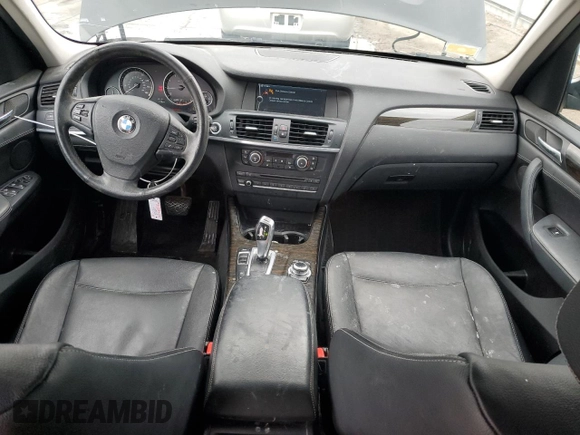 2013 BMW X3 xDrive28i with VIN 5UXWX9C50D0A14411, listed as a Copart auction lot 48169035 with 102,176 mi miles and Salvage Title. Bid and sale history available at carsss.com. Image 8.