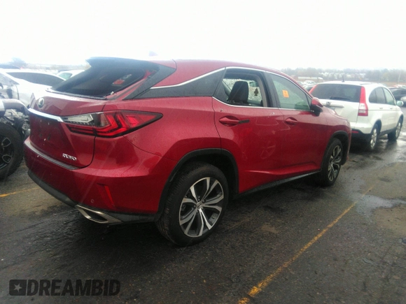 2017 Lexus RX 350 with VIN 2T2BZMCA7HC097155, listed as a IAAI auction lot 36383544 with Not provided miles and . Bid and sale history available at DreamBid. Image 4.