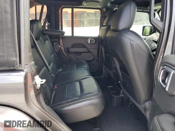 2021 Jeep Wrangler Unlimited Sahara с VIN 1C4HJXEN9MW574788, выставлен на аукционе Copart как лот 55109505 с пробегом 21 974 миль миль и Списание • Salvage title. История ставок и продаж доступна на DreamBid. Изображение 10.