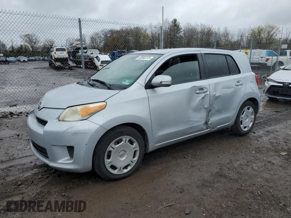 2008 Scion xD with VIN JTKKU10428J014325, listed as a Copart auction lot 52682275 with 107,930 mi miles and Salvage Title. Bid and sale history available at carsss.com. Image 1.