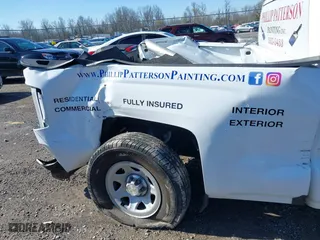 2018 Chevrolet Silverado 1500 Work Truck with VIN 1GCVKNEC2JZ197105, listed as a IAAI auction lot 41853258 with 105,346 mi miles. Bid and sale history available at carsss.com. Image 19.