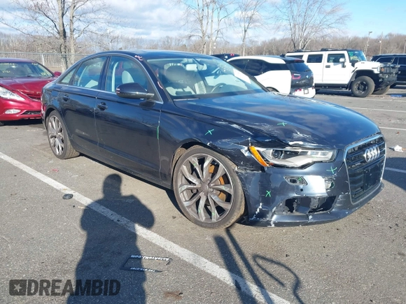 2014 Audi A6 Premium Plus with VIN WAUGFAFC4EN130083, listed as a IAAI auction lot 41237406 with 79,459 mi miles and . Bid and sale history available at DreamBid. Image 1.
