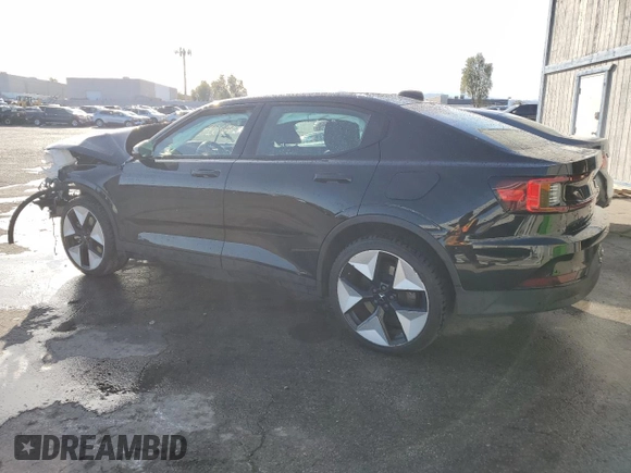 2023 Polestar 2 with VIN YSMED3KA2PL130280, listed as a Copart auction lot 48635505 with 38,174 mi miles and Salvage Title. Bid and sale history available at carsss.com. Image 2.