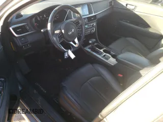 2017 Kia Optima EX with VIN KNAGU4LE7H5013485, listed as a Copart auction lot 89379605 with 42,618 mi miles and Salvage title. Bid and sale history available at DreamBid. Image 8.