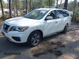 2018 Nissan Pathfinder SL with VIN 5N1DR2MN2JC613242, listed as a IAAI auction lot 41905624 with 126,529 mi miles. Bid and sale history available at carsss.com. Image 2.