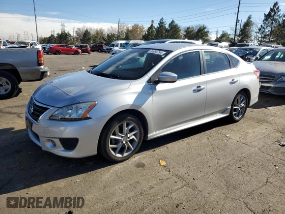 2014 Nissan Sentra S with VIN 3N1AB7APXEY313737, listed as a Copart auction lot 80930794 with 108,135 mi miles and Clean title. Bid and sale history available at DreamBid. Image 1.