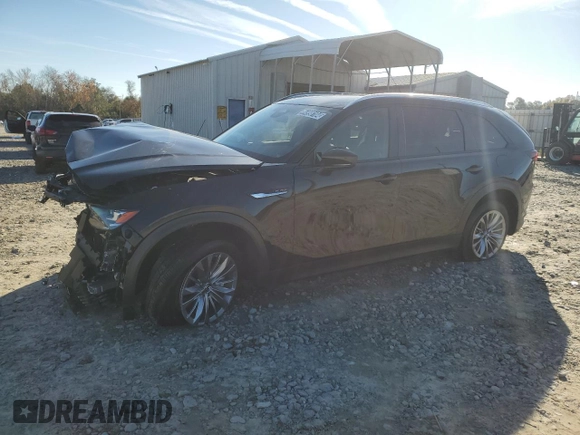 2025 Mazda CX-90 Select z VIN JM3KKAHD3S1190073, wystawiony jako Copart lot #84998104 z przebiegiem 7224 mil mil oraz Szkody całkowita. Historia ofert i sprzedaży dostępna na DreamBid. Obrazek 1.