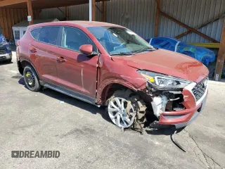2020 Hyundai Tucson SE z VIN KM8J2CA44LU237651, wystawiony jako Copart lot #57597695 z przebiegiem 46 298 mil mil oraz Czysty tytuł • Clean title. Historia ofert i sprzedaży dostępna na DreamBid. Obrazek 4.