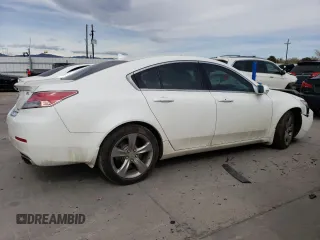 2012 Acura TL Tech Auto with VIN 19UUA9F57CA007811, listed as a Copart auction lot 50191885 with 73,550 mi miles and Salvage Title. Bid and sale history available at carsss.com. Image 3.