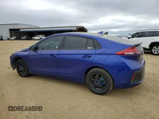 2019 Hyundai Ioniq Blue with VIN KMHC65LC4KU180704, listed as a Copart auction lot 46729075 with 102,336 mi miles and Salvage Title. Bid and sale history available at DreamBid. Image 2.