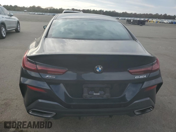2022 BMW 8 Series 840i with VIN WBAGV4C09NCJ34091, listed as a Copart auction lot 74866423 with 36,632 mi miles and . Bid and sale history available at DreamBid. Image 6.