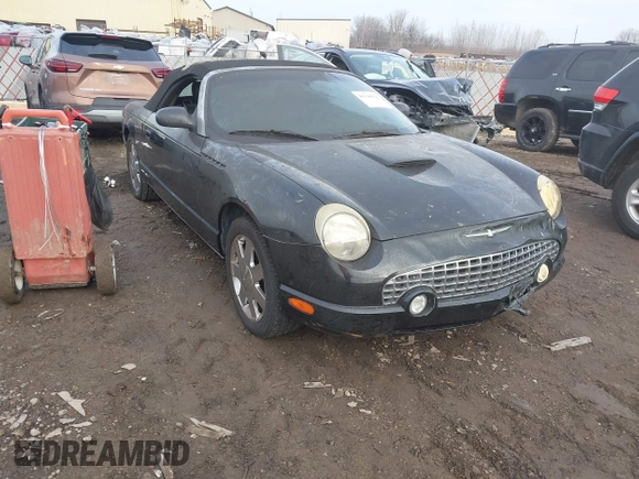 2002 Ford Thunderbird Hardtop Premium with VIN 1FAHP60A62Y113035, listed as a IAAI auction lot 41140922 with 80,346 mi miles and . Bid and sale history available at DreamBid. Image 1.