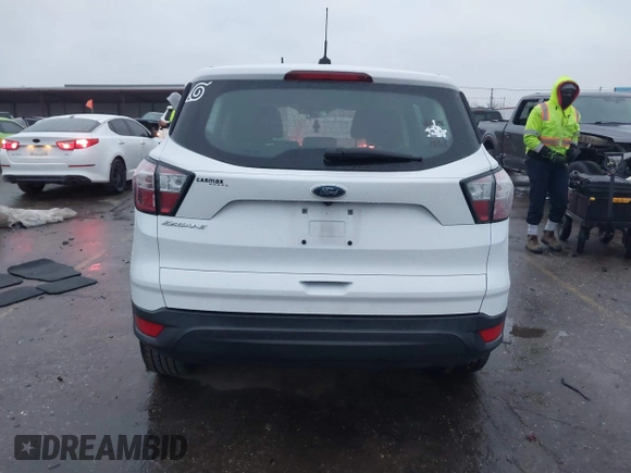 2017 Ford Escape S with VIN 1FMCU0F70HUD94573, listed as a IAAI auction lot 41272954 with 91,546 mi miles. Bid and sale history available at carsss.com. Image 16.