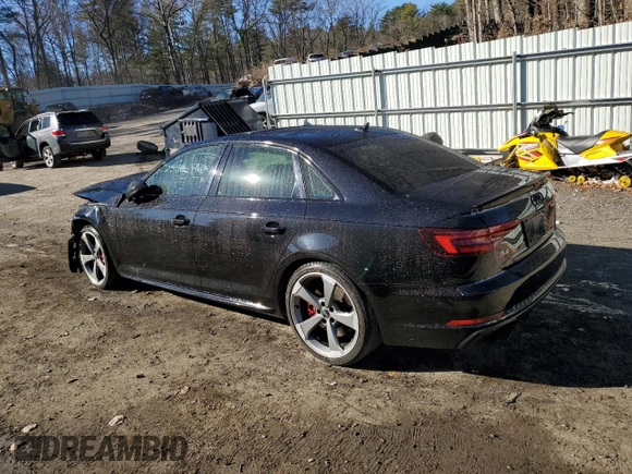 2019 Audi S4 Premium Plus with VIN WAUB4AF42KA034240, listed as a Copart auction lot 80744564 with 45,953 mi miles and Salvage Title. Bid and sale history available at carsss.com. Image 2.