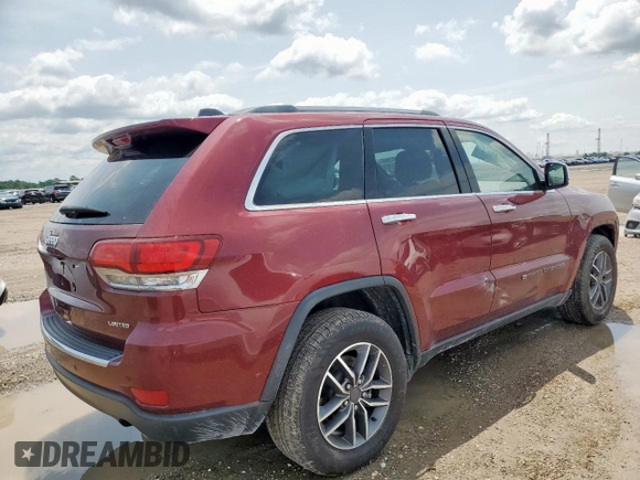 2022 Jeep Grand Cherokee Limited with VIN 1C4RJEBG9NC186848, listed as a Copart auction lot 59087565 with 52,900 mi miles and Salvage title. Bid and sale history available at DreamBid. Image 3.