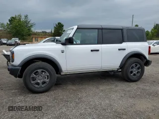 2024 Ford Bronco Big Bend with VIN 1FMDE7BH1RLA78163, listed as a Copart auction lot 59555735 with 15,291 mi miles and Salvage title. Bid and sale history available at DreamBid. Image 1.