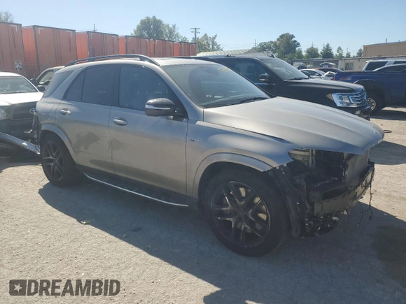 2022 Mercedes-Benz GLE 53 AMG z VIN 4JGFB6BB3NA593467, wystawiony jako Copart lot #73585774 z przebiegiem 20 045 mil mil oraz Szkoda całkowita • Salvage title. Historia ofert i sprzedaży dostępna na DreamBid. Obrazek 4.