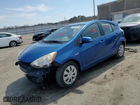 2012 Toyota Prius One with VIN JTDKDTB35C1019292, listed as a Copart auction lot 51008355 with 221,267 mi miles and Salvage Title. Bid and sale history available at carsss.com. Image 11.