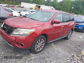 2013 Nissan Pathfinder SV with VIN 5N1AR2MM1DC678209, listed as a IAAI auction lot 42138615 with 200,000 mi miles and . Bid and sale history available at DreamBid. Image 2.