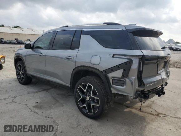 2025 Chevrolet Traverse with VIN 1GNERKRS3SJ128166, listed as a Copart auction lot 54423255 with 5,456 mi miles and Salvage title. Bid and sale history available at DreamBid. Image 2.