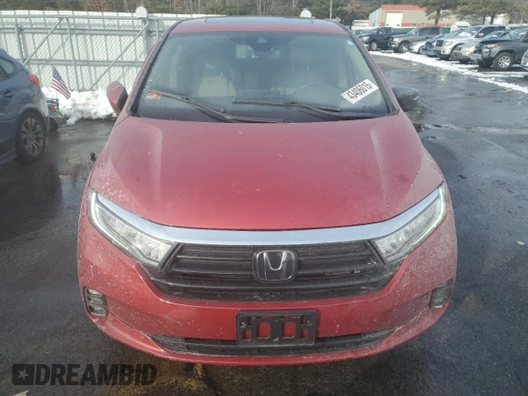 2022 Honda Odyssey EX-L with VIN 5FNRL6H72NB000481, listed as a Copart auction lot 43406015 with 43,353 mi miles and Salvage Title. Bid and sale history available at DreamBid. Image 5.