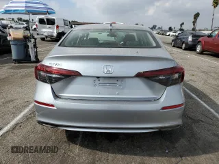 2025 Honda Civic Sedan LX with VIN 2HGFE2F28SH519958, listed as a Copart auction lot 77951444 with 8,157 mi miles and Salvage Title. Bid and sale history available at carsss.com. Image 6.