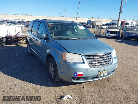 2010 Chrysler Town & Country Touring with VIN 2A4RR5D13AR308522, listed as a IAAI auction lot 41673246 with 125,647 mi miles. Bid and sale history available at carsss.com. Image 1.