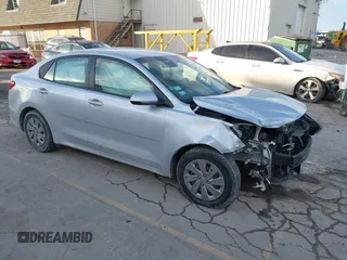 2020 Kia Rio S with VIN 3KPA24AD4LE279889, listed as a IAAI auction lot 41441026 with 76,032 mi miles. Bid and sale history available at carsss.com. Image 1.
