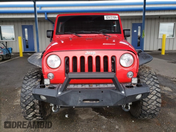 2018 Jeep Wrangler JK Unlimited Sport S with VIN 1C4HJWDG0JL897721, listed as a Copart auction lot 82472104 with 0 mi miles and Salvage Title. Bid and sale history available at carsss.com. Image 5.