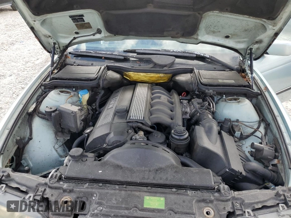 1997 BMW 5 Series 528iA with VIN WBADD6320VBW20684, listed as a Copart auction lot 87455124 with 85,371 mi miles and Clean Title. Bid and sale history available at carsss.com. Image 11.