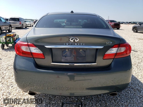 2011 Infiniti M37 with VIN JN1BY1AP2BM320115, listed as a Copart auction lot 55309274 with 104,779 mi miles and Salvage Title. Bid and sale history available at carsss.com. Image 6.