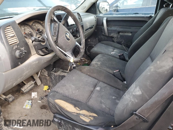 2010 Chevrolet Silverado 1500 LS with VIN 1GCSKREAXAZ161977, listed as a Copart auction lot 43327995 with Not Provided miles and Salvage Title. Bid and sale history available at DreamBid. Image 7.