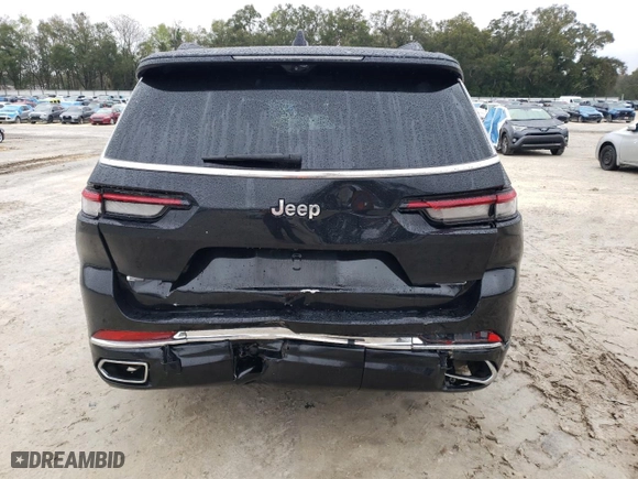 2022 Jeep Grand Cherokee L Overland with VIN 1C4RJJDG5N8504022, listed as a Copart auction lot 46626695 with 45,799 mi miles and Salvage Title. Bid and sale history available at carsss.com. Image 6.