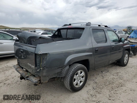 2008 Honda Ridgeline RT with VIN 2HJYK16208H525347, listed as a Copart auction lot 53288325 with 191,325 mi miles and Salvage title. Bid and sale history available at DreamBid. Image 3.