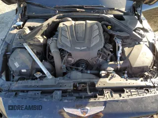 2020 Genesis G90 3.3T Premium with VIN KMTF34PA4LU076259, listed as a Copart auction lot 87943615 with 61,425 mi miles and Salvage Title. Bid and sale history available at carsss.com. Image 11.