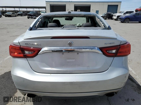 2017 Nissan Maxima Platinum with VIN 1N4AA6AP2HC457604, listed as a Copart auction lot 50564985 with 64,205 mi miles and Salvage Title. Bid and sale history available at DreamBid. Image 6.