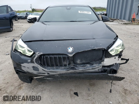 2023 BMW 2 Series 228i with VIN WBA53AK02P7M11964, listed as a Copart auction lot 85851124 with 51,165 mi miles and Salvage Title. Bid and sale history available at carsss.com. Image 5.