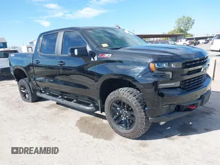 2021 Chevrolet Silverado 1500 LT Trail Boss with VIN 3GCPYFEL5MG150605, listed as a IAAI auction lot 40951452 with 47,577 mi miles. Bid and sale history available at carsss.com. Image 1.